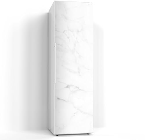 DEQORI Magnetfolie für Kühlschrank 60x200 cm | Motiv Marmorplatte im Detail | dekorative Magnetmatte Gefrierschrank Schutz | Magnet Deko-Folie selbstklebend, magnetisch & wasserabweisend