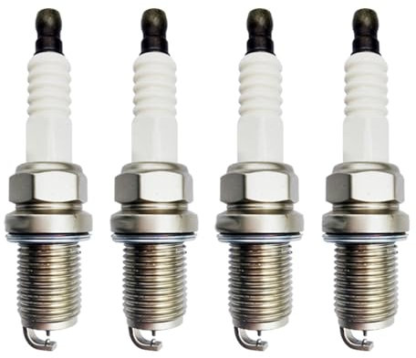 KFJFDHES 4PCS SP-493 AGSF32PM Platin Zündkerze Kompatibel mit Ford Mazda 3 5 CX-7 MX-5 Lincoln Miata SP-509 HJFS24FP AYFS22FM Zündkerze Solides Terminal