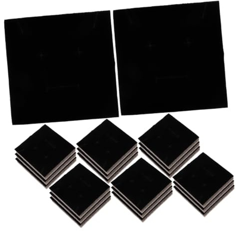 GALPADA 20 Pezzi Fodera Per Scatola Portaoggetti in Spugna, Inserto Per Portagioie Cuscino Portaoggetti, Protezione Anti-graffio Per Esposizione e Regalo Gioielli Soluzione Per Casa e Negozio