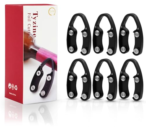 Magnetic Design Wine Foil Cutter|Foil Cutter for Wine Bottles|Wine Top Seal Cutter, Gift for Wine Lovers (6PCS)