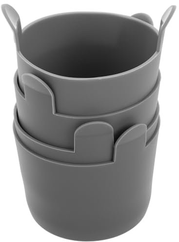 VILLCASE 4pezzi Strumento Per Modellare Le Uova Stampi in Silicone Per Friggitrice Ad Aria Antiaderenti Riutilizzabili Per Cuocere Uova in Camicia Microonde