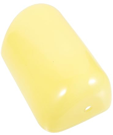 LIFKOME Vintage Glas Lampenschirm für Banker Lampe Dekorativer Lampenschutz aus Glas Staubdicht Warme Atmosphäre Geeignet für Hotel und Zuhause
