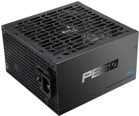 SAMA P850 850W Platinum, ATX 3.1, PCIe 5.1, Full Modular, Negro | Certificada 80 Plus Platinum, Cybenetics y Condensadores Japoneses, Ventilador FDB Ultra Silencioso 140mm