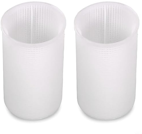 Schwimmbadpumpe Vorfilter Saugsieb Ersatzteil für SPS25 SPS50 SPS75 SPS100 Poolpumpe 130mm Höhe, Pumpensieb für Wasserkreislauf Poolfilter Ersatzkomponente(2 Stück)