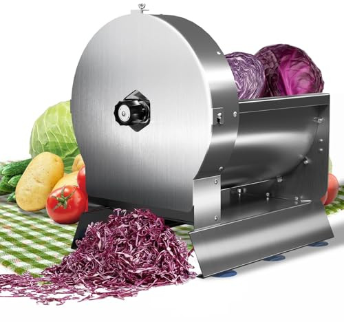 Rebanador Eléctrico Comercial De Verduras, Frutas Y Verduras, Ajustable De 0 A 12 Mm (0 A 0,51), Máquina Cortadora De Alimentos 2 En 1 Con Cuchilla De Acero Inoxidable De 25 Cm, Para Limón, Patata