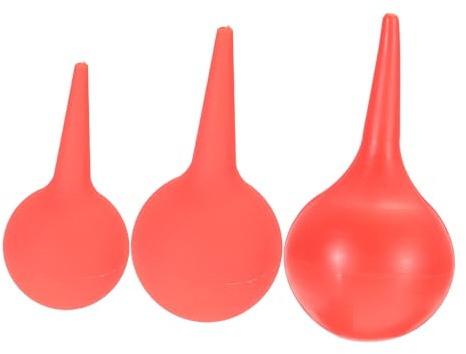 HOODANCOS Blasball Ohrreiniger 3 Stück (30Ml 60ml 90Ml) aus Formstabilem Material Handlich für Ohrenreinigung und Flüssigkeitentnahme
