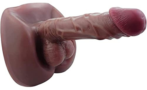 JiXGzAo Gode ​​Anal RéAliste for Homme, Gros PéNis, Sensation RéElle, Fesses RéAlistes, Testicules RéAlistes, Torse Masculin Avec Gode, PoupéE Sexuelle, PoupéE D'Amour Se Masturbant
