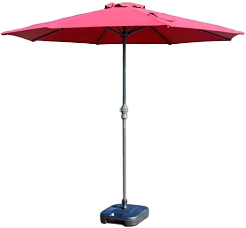 Outdoor Garden Parasols Parasols 9' Patio/Garden Umbrella With Crank, Perfect For Outdoor Yard, Beach Commercial Event Market, Camping, Swimming Pool Side good