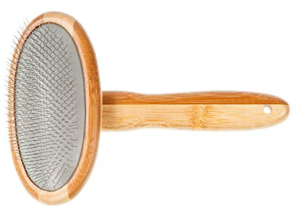 The Wool Company Luxury Sheepskin Brush | Eco-Friendly Bamboo Brush for Sheepskin Rug | Deep Combing to Restore Softness