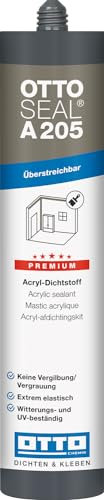 OTTOSEAL A 205 Premium sigillante acrilico 310 ml cartuccia C56 grigio cemento