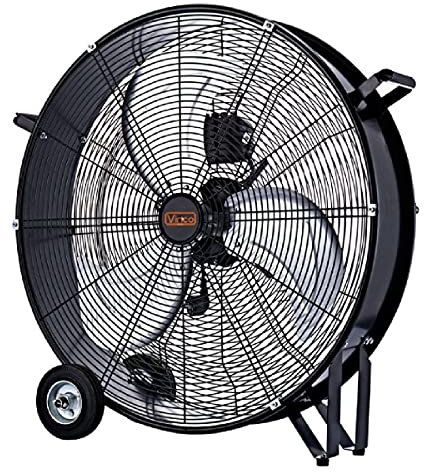 PLANCHER INDUSTRIEL VENTILATEUR PLANCHER MÉTALLIQUE DIAMÈTRE 60 CM 140L 70625