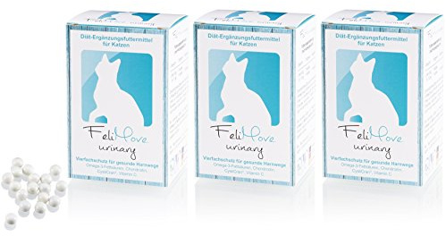 FeliMove Urinary, Dreierpack (3 x 100 Kapseln), für Katzen mit Struvit/Fus/FLUTD/Cystitis, zur Ansäuerung des Harns - MHD (9/26) Aktion