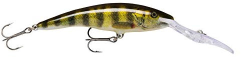 Rapala Unisex-Adult Deep Tail Dancer Angelköder-Angelzubehör aus Balsaholz-Stabile Tauchschaufel-Süßwasser Spinnköder-Lauftiefe 12m-Fischköder 13cm, 42g-Hergestellt in Estland-Live Perch, 13 cm / 42 g