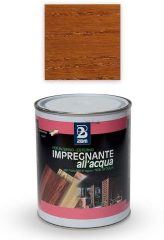 Barniz de madera al agua color cerezo para interiores y exteriores 2BM | No deshoja, no película | Tratamiento preventivo anti rayos UV | Protección contra agentes atmosféricos y parásitos | Bote de