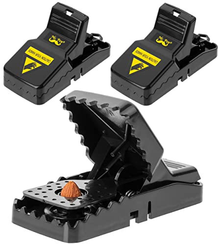 Mr. Pen- Mouse Traps Indoor for Home, 3 Pack, Mice Traps for House Indoor and Outdoor, Reusable Mouse Traps Outdoor, Mouse Snap Trap, Snap Traps for Mice Trap