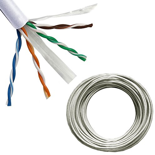 Loops CAT6A Copper Network Cable Reel Box -10GBASE-T Ethernet - Drum LAN UTP RJ45 (25m CAT6A Network Cable)