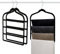 Baoswi Lot de 3 cintres antidérapants en Velours pour Pantalons, Gain de Place, pour Jeans, écharpes, Cravates