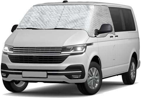 CICMOD Windscreen Cover Front Window Sunshade for VW T5 Van - Silver