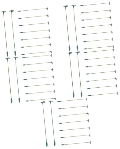 Sosoport 50 Stück Blumentopfständer Anlage Pflanzen Saftige Pflanzgefäße Unterstützt Pfähle Blumenpfähle Blumen Pfähle Blumenstützstange Abs Feste Stange Phalaenopsis