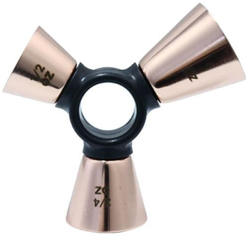 Triple Jigger Cocktail Jigger with Multiple Measurement Stainless Steel Drink Measures for Spirits Shot Cocktail Measure Cup for Bar