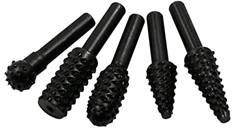 5 Stücke Bohrer Metall Rotary Grat Bohrer Holzfeile Schleifer Fräsen Raspel Holz Stein Metall Wurzel Schnitzen Fräser Rotary Raspelfeile