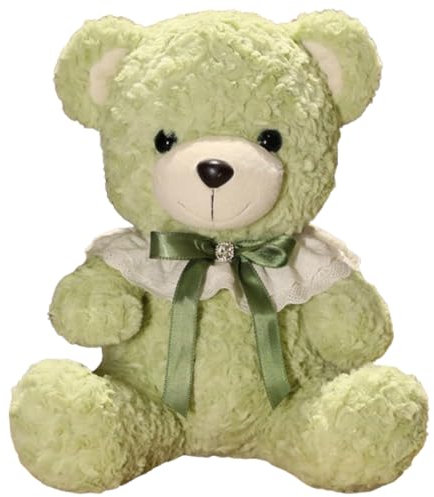champracer kuschelweicher Teddybär,Teddybär Plüschtier Kuscheltiere,Teddy Bären Klein Braunbär Süße Stofftier Spielzeug,Plüschtier Kuscheltier Stofftier Geschenk (Grün,25cm)