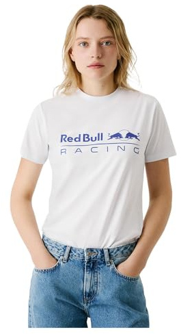 Pepe Jeans T-Shirt pour Femme, Coupe Standard, Blanc (Blanc), L, Blanc (Blanc), L