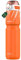 MYFOREST 700 ml Botella térmica para bicicleta, Acero quirúrgico: Sin sabor a plástico, Agarre más firme para MTB y Grava, Pico 2 en 1, Cubierta de suciedad, Antiarañazos (Naranja energético)