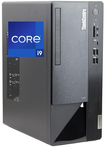 Lenovo ThinkCentre Neo 50T Gen4 Tower, Intel i9-12900K, 64GB Ram, 2TB NVMe SSD, DisplayPort, HDMI, VGA, USB C, SD Card Reader, AX Wi-Fi, BT, Windows 11 Pro, Black Desktop