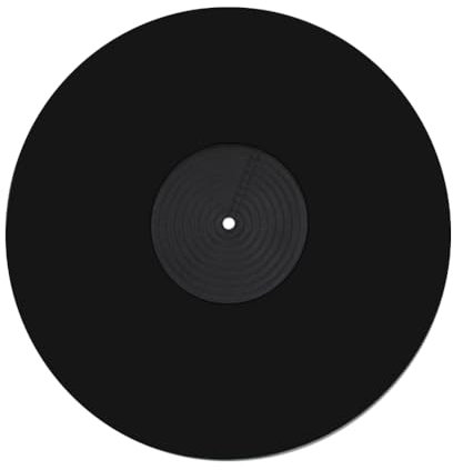 LYEAA Plattenspieler-Pad, rutschfeste Anti-Shake-Matte, Acryl-Plattenspieler-Matte, 30,5 cm, Vinyl-Schallplatten-Pad for Phonographen-Disc-