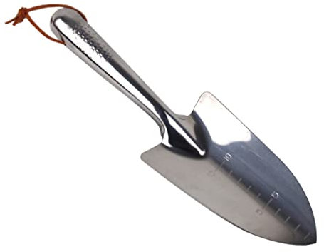 BESTonZON Pelle De Jardin à Main Bêche Petite Acier Inoxydable Outil De Jardinage Pelle Forgée Bêche à Main