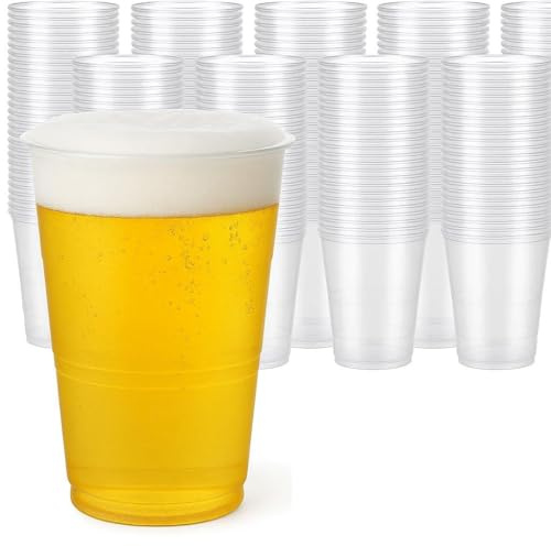 Hope Style 1000 Pack Cups - Sturdy Glasses for Parties - Versatile Pint Glasses for Events and Catering - Ideal for Cold Beverages - Durable and Disposable