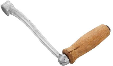 Manovella per Tritacarne Manuale, Ricambio in Legno e Ferro Argento | Uso Domestico in Cucina, Installazione Semplice, Presa Comoda, Design Elegante e Portatile Colore Casuale