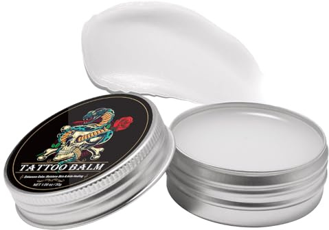 Tattoo Aftercare Butter Cream Balm, Old & New Tattoo Moisturizer for Color Enhance, Promotes Ink, No-Petroleum, for Daily Maintenance