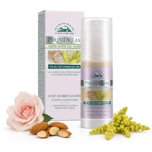 BODI BEAUTY Gesichtspeeling Gel 50 ml – für unreine Haut & Mischhaut | Peeling-Gel mit pflanzlichen Körpern aus Aprikosenkern & Walnussschale für porentiefe Reinigung – ideal für Mischhaut