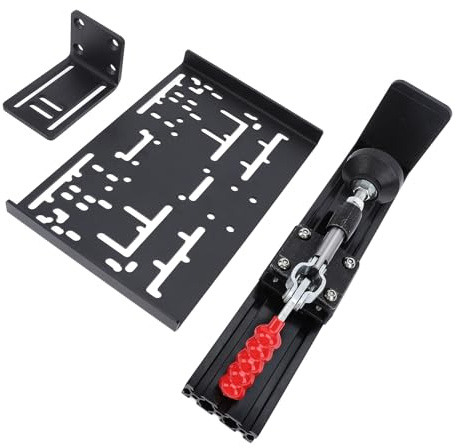 aqxreight Kit de Freno de Mano Racing Shifter Soporte de Escritorio Universal con Abrazadera de Liberación Rápida para Palancas de G Driving Force, TH8A y Fanatec, Construcción de