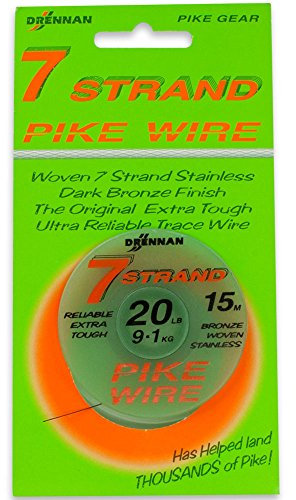 Drennan 7Strand Stahlvorfach - 1x7-15 m - Tragkraft 20 lb