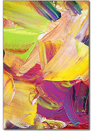 banjado Glas Magnettafel (40 x 60cm) - Magnetwand Glas - Magnetpinnwand als Memoboard - Pinnwand Magnettafel Küche, Büro, Kinderzimmer - Farbe auf Leinwand