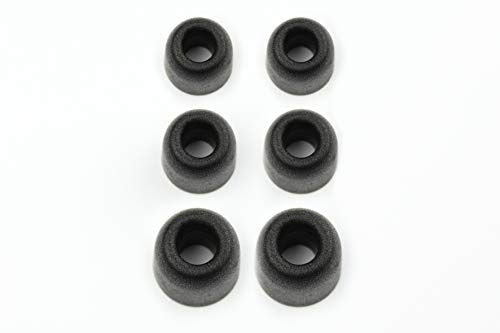 HÖRLUCHS® 10 Stück In-Ear Memory Foam Domes Größe S, universal für In-Ear Kopfhörer - Schwarz