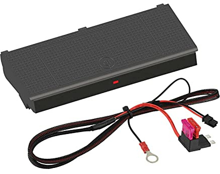INBAY 5W Handyhalterung Auto Ablagefach Induktiv/Kabellos passend für Audi A4 B6/B7 (8E) - Autohalterung Zubehör Innenraum - Qi