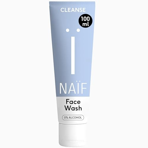 Naïf Sanfter Gesichtsreiniger - 100 ml - Natürlichen Inhaltsstoffen - 100% Vegan
