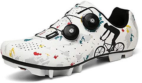 Prodkfe Fahrradschuhe Herren Damen MTB Schuhe SPD Mountainbike Schuhe Anti-Skid Atmungsaktiv Radschuhe Rennradschuhe