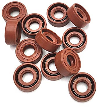 TC * 45-80-35 * 4/5/6/7/8/10/12 FKM Wellendichtring Covered zweilippig mit Strumpf, 35x52x10mm 1Pcs