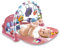 Baby Piano Gym Play Mat, Newborn Activity Toy with Piano, Play Mat Activity Gym for toddler (Pink)