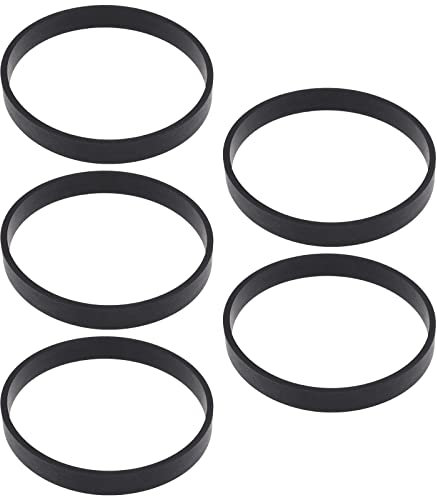 EMSea 5 x Staubsauger-Antriebsriemen 8 mm Breite 195 Umfang flacher Pumpenantrieb Hobelriemen kompatibel mit Bissell 6960w 1699 Gummi -Staubsaugerriemen