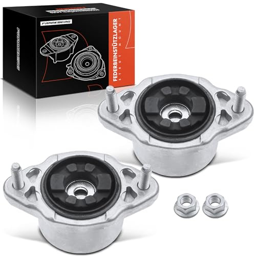 Frankberg 2 x rear suspension strut support bearings, compatible with W204 C180 C200 C280 C350 2007-2014 C204 C200 C250 2011-2019 W212 E200 E300 E63 AMG 2009-. 2019