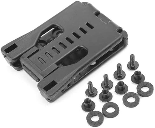 HemeraPhit Camping Gürtelclip für Messer Scheide Camping DIY Outdoor Werkzeug Clip, Satz von 2 Stück