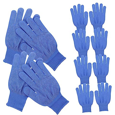OSALADI 10paare Gartenhandschuhe Rutschfeste Atmungsaktive Und Dehnbare Arbeitshandschuhe Für Gartenarbeiten Schutzhandschuhe Mit Sicherem Grip Und Komfort Für Jäten Und Pflanzenpflege