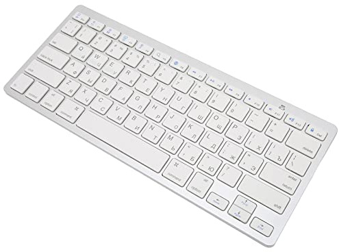 60% Kabellose Tastatur, Kompakte 78 Tasten Universelle Ultradünne -Tastatur, Tragbare Leise Mehrsprachige Tastatur, für/OS X/IOS/ (Russisch)