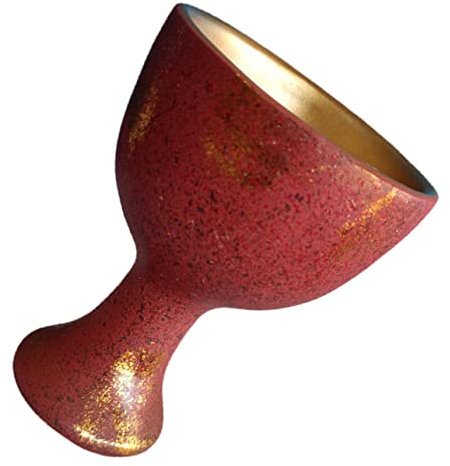 LABRIMP Copa Sagrada De Resina Decorativa Copa De Altar Vintage Accesorio Religioso Resina De Adecuado Para Ceremonias y Decoración Del Hogar 1